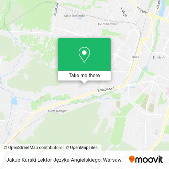 Jakub Kurski Lektor Języka Angielskiego map