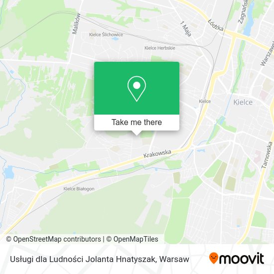 Usługi dla Ludności Jolanta Hnatyszak map