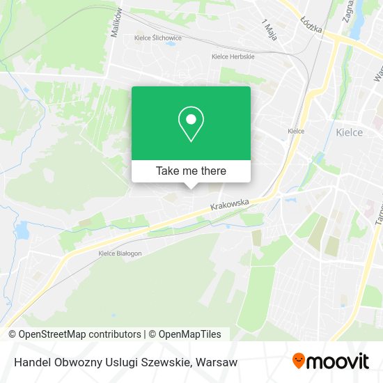 Handel Obwozny Uslugi Szewskie map