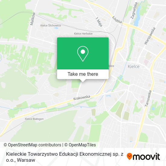 Kieleckie Towarzystwo Edukacji Ekonomicznej sp. z o.o. map