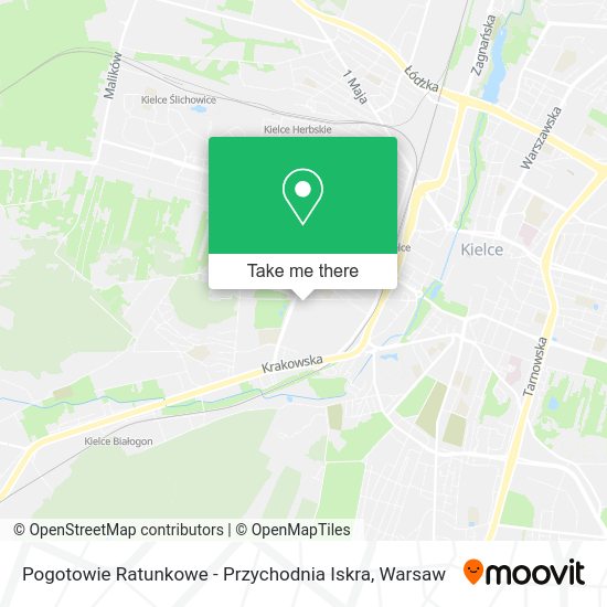 Pogotowie Ratunkowe - Przychodnia Iskra map