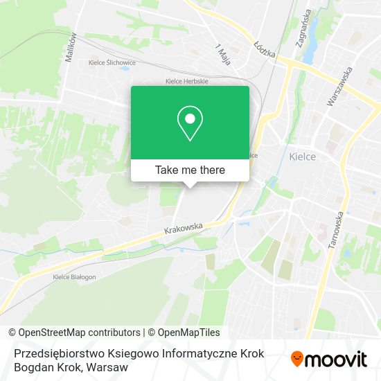 Przedsiębiorstwo Ksiegowo Informatyczne Krok Bogdan Krok map