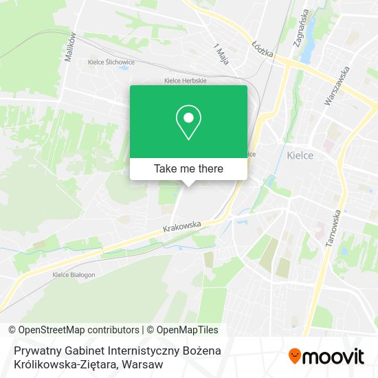 Prywatny Gabinet Internistyczny Bożena Królikowska-Ziętara map