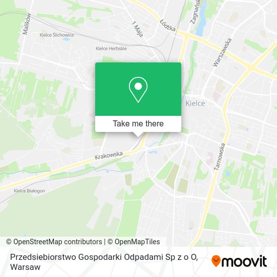 Przedsiebiorstwo Gospodarki Odpadami Sp z o O map