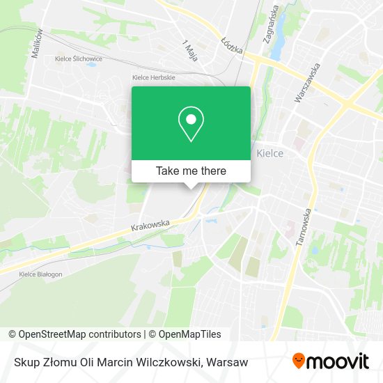 Skup Złomu Oli Marcin Wilczkowski map