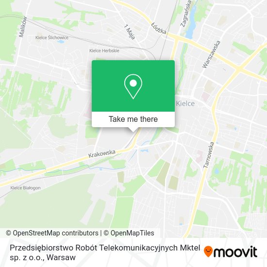 Przedsiębiorstwo Robót Telekomunikacyjnych Mktel sp. z o.o. map