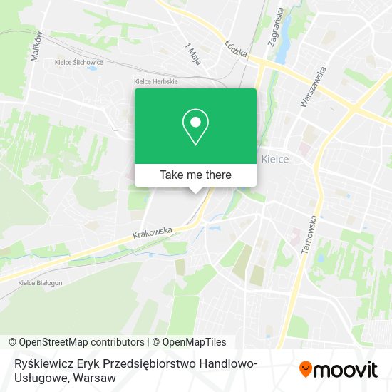 Ryśkiewicz Eryk Przedsiębiorstwo Handlowo-Usługowe map