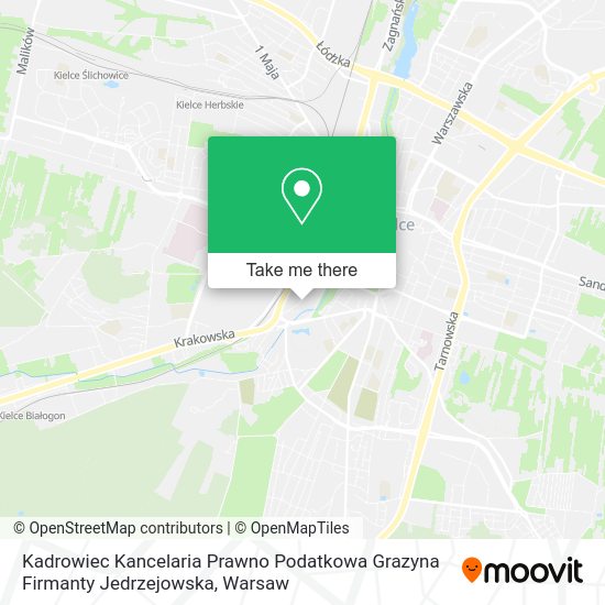 Kadrowiec Kancelaria Prawno Podatkowa Grazyna Firmanty Jedrzejowska map