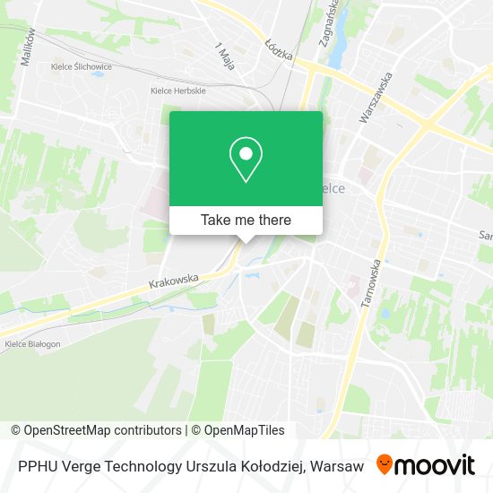 PPHU Verge Technology Urszula Kołodziej map