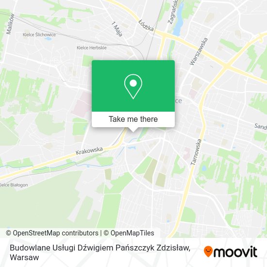 Budowlane Usługi Dźwigiem Pańszczyk Zdzisław map