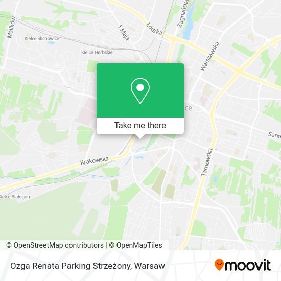 Ozga Renata Parking Strzeżony map