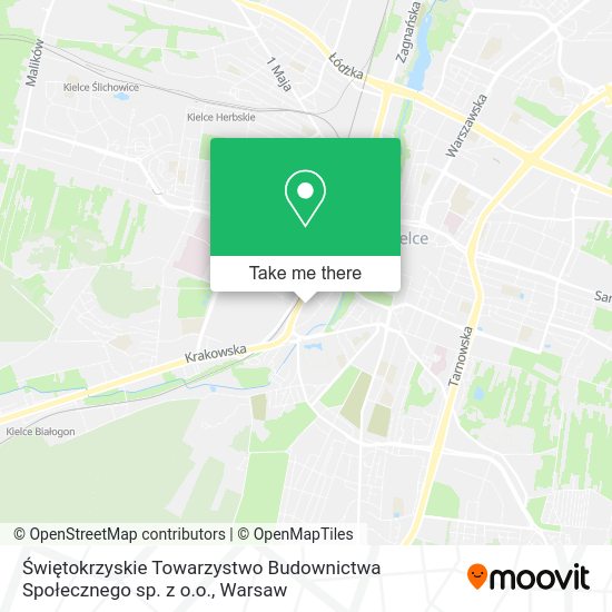 Świętokrzyskie Towarzystwo Budownictwa Społecznego sp. z o.o. map