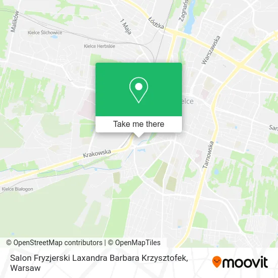 Карта Salon Fryzjerski Laxandra Barbara Krzysztofek