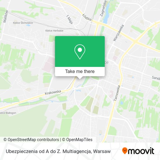 Ubezpieczenia od A do Z. Multiagencja map