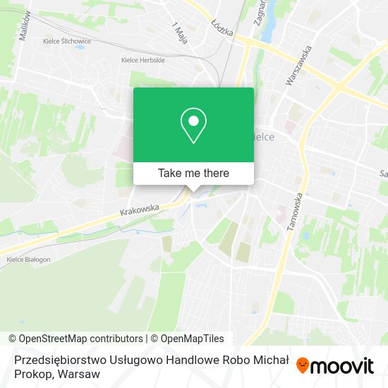 Przedsiębiorstwo Usługowo Handlowe Robo Michał Prokop map