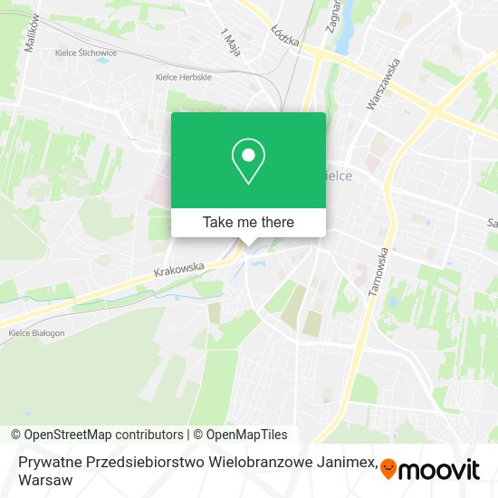 Prywatne Przedsiebiorstwo Wielobranzowe Janimex map