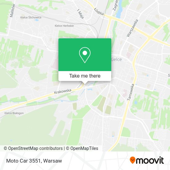 Moto Car 3551 map