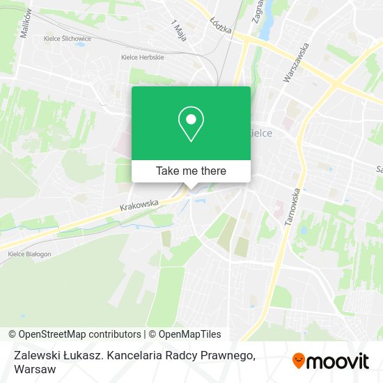 Zalewski Łukasz. Kancelaria Radcy Prawnego map