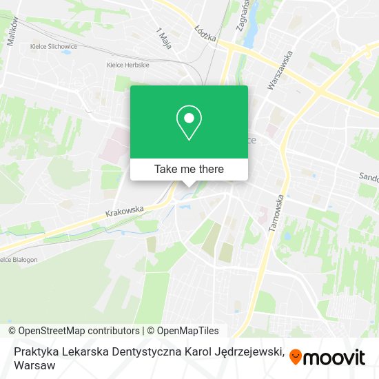 Praktyka Lekarska Dentystyczna Karol Jędrzejewski map