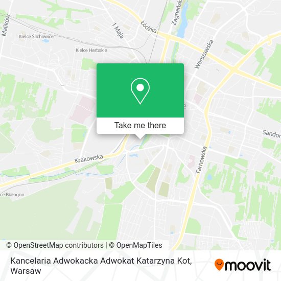 Kancelaria Adwokacka Adwokat Katarzyna Kot map