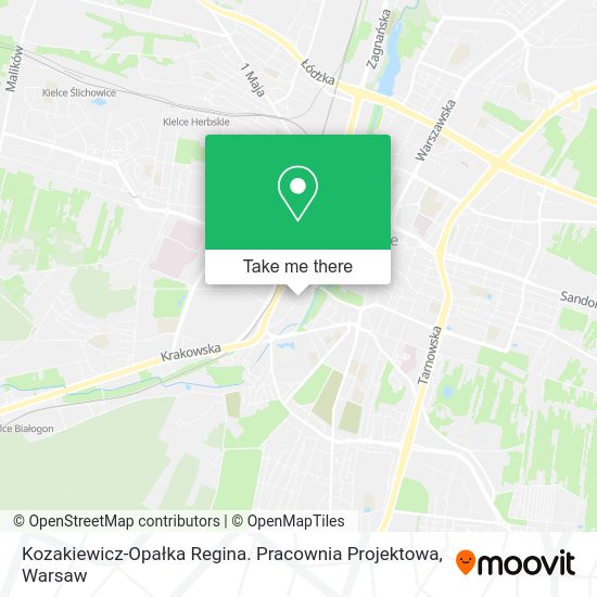 Kozakiewicz-Opałka Regina. Pracownia Projektowa map