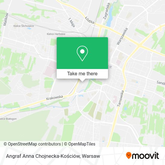 Angraf Anna Chojnecka-Kościów map