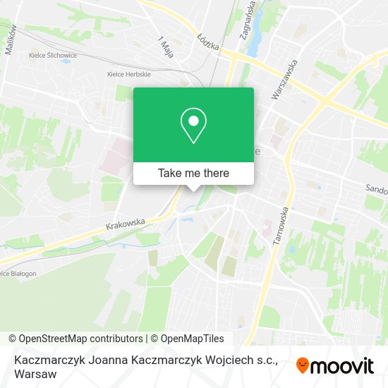 Карта Kaczmarczyk Joanna Kaczmarczyk Wojciech s.c.