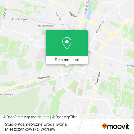 Studio Kosmetyczne Uroda Iwona Mieszczankowska map