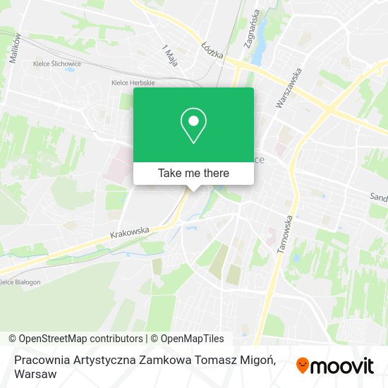 Карта Pracownia Artystyczna Zamkowa Tomasz Migoń