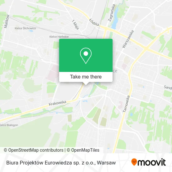 Карта Biura Projektów Eurowiedza sp. z o.o.