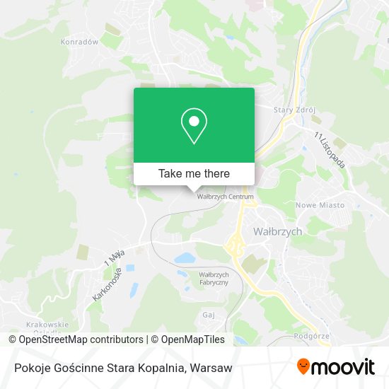 Pokoje Gościnne Stara Kopalnia map