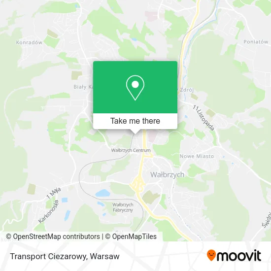 Карта Transport Ciezarowy