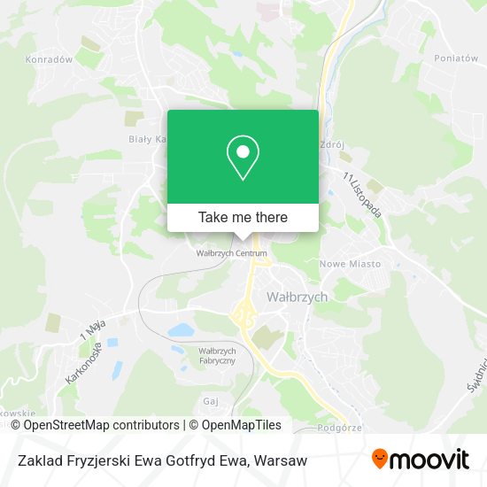 Zaklad Fryzjerski Ewa Gotfryd Ewa map