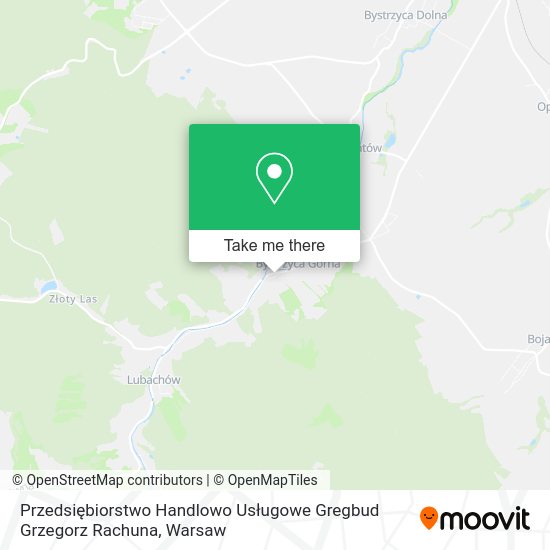 Przedsiębiorstwo Handlowo Usługowe Gregbud Grzegorz Rachuna map