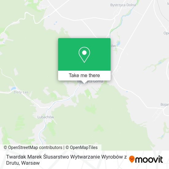 Twardak Marek Ślusarstwo Wytwarzanie Wyrobów z Drutu map