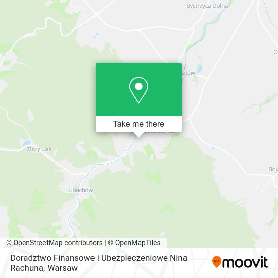 Doradztwo Finansowe i Ubezpieczeniowe Nina Rachuna map