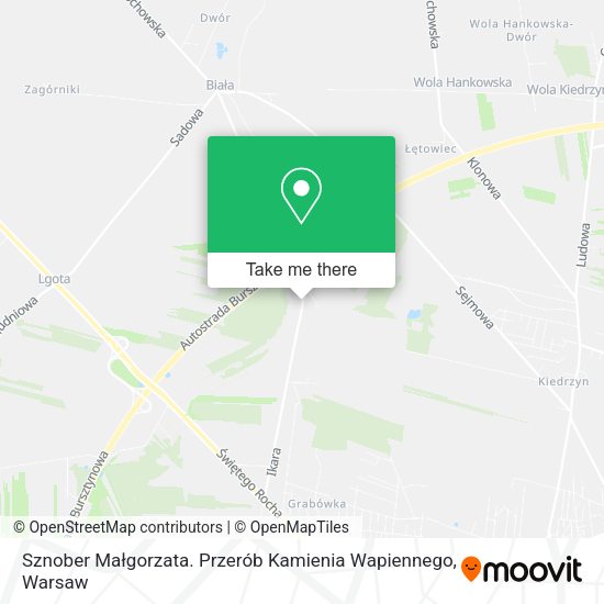 Sznober Małgorzata. Przerób Kamienia Wapiennego map