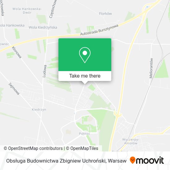 Obsługa Budownictwa Zbigniew Uchroński map