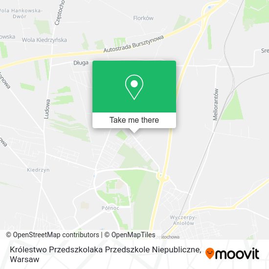 Карта Królestwo Przedszkolaka Przedszkole Niepubliczne