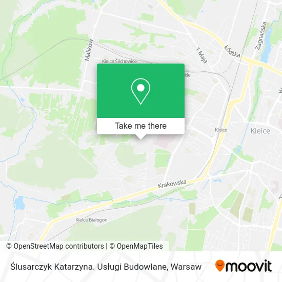 Ślusarczyk Katarzyna. Usługi Budowlane map