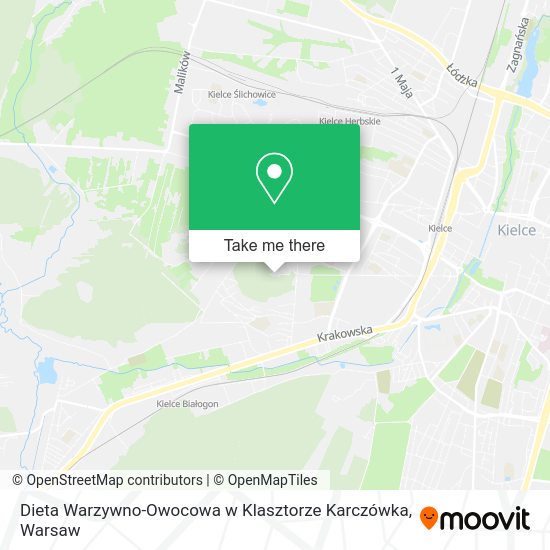 Dieta Warzywno-Owocowa w Klasztorze Karczówka map