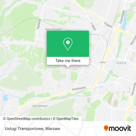 Карта Uslugi Transportowe