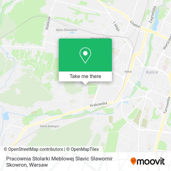 Pracownia Stolarki Meblowej Slavic Sławomir Skowron map