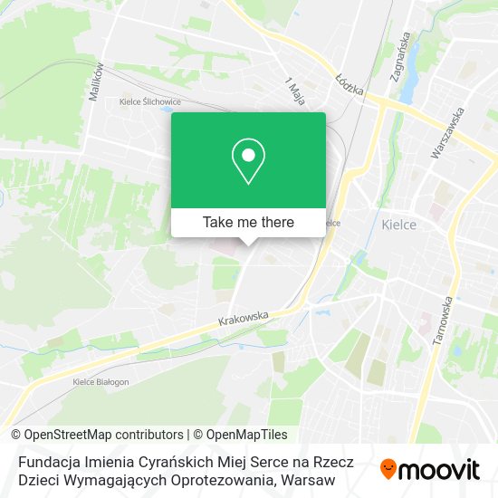 Fundacja Imienia Cyrańskich Miej Serce na Rzecz Dzieci Wymagających Oprotezowania map