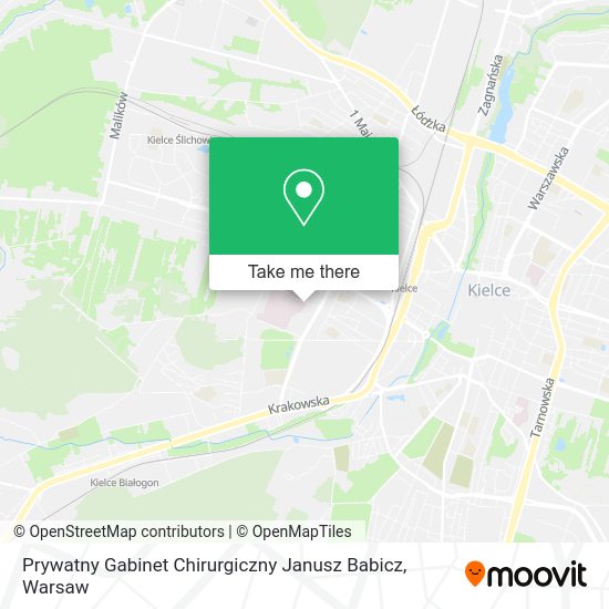 Prywatny Gabinet Chirurgiczny Janusz Babicz map