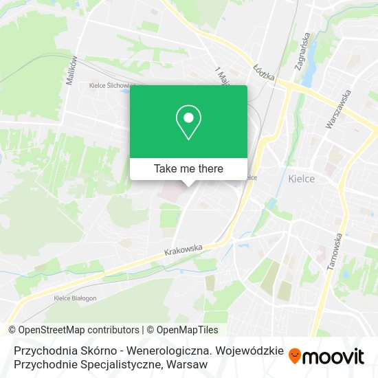 Przychodnia Skórno - Wenerologiczna. Wojewódzkie Przychodnie Specjalistyczne map