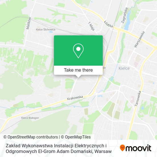 Zakład Wykonawstwa Instalacji Elektrycznych i Odgromowych El-Grom Adam Domański map