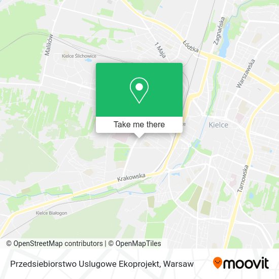 Przedsiebiorstwo Uslugowe Ekoprojekt map