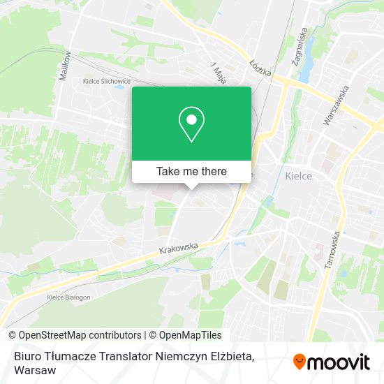 Biuro Tłumacze Translator Niemczyn Elżbieta map