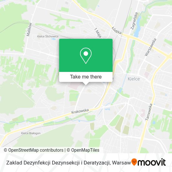 Zaklad Dezynfekcji Dezynsekcji i Deratyzacji map